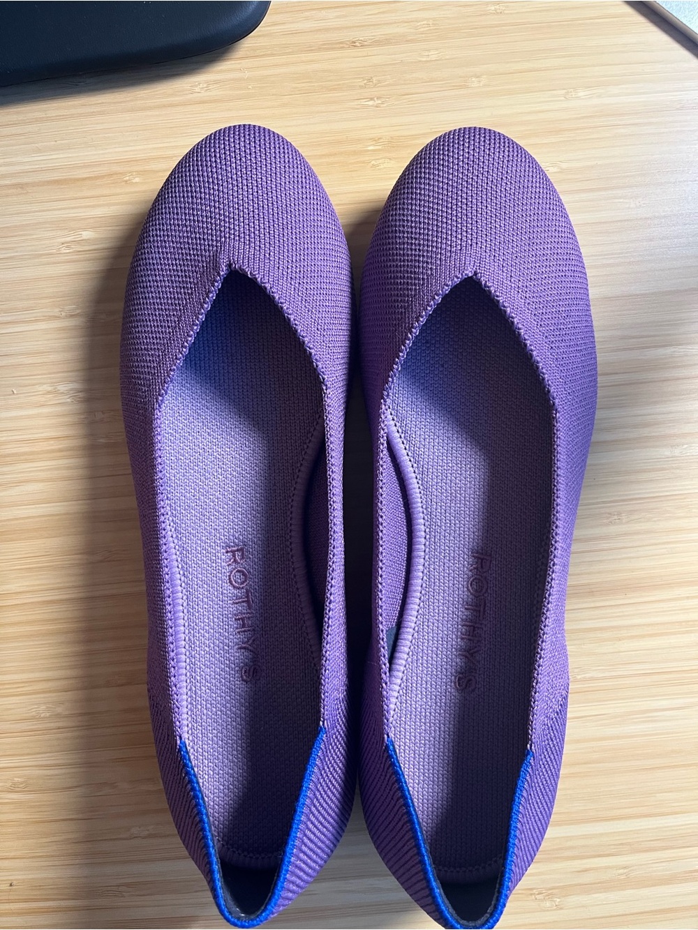 Purple Women’s Ballet Flats - Comfort Knit Slip-On
